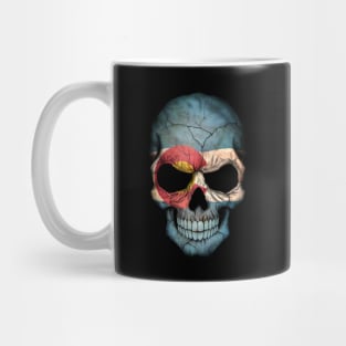 Colorado Flag Skull Mug